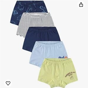 Milkmile LoLo Boys Toddler Kids Boxer Briefs Multipack of 5 pairs Size 7-8Y